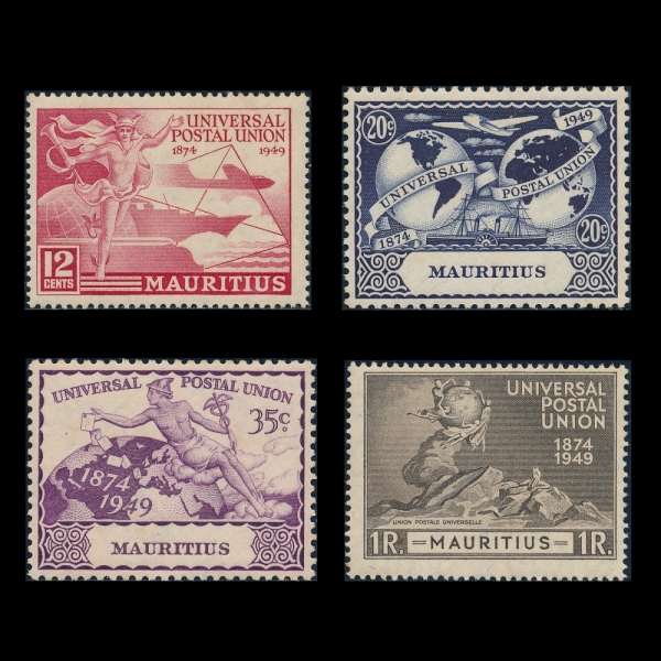MAURITIUS(Ž)-#231~4(4)-UPU(Ϲ  )-1949.10.10