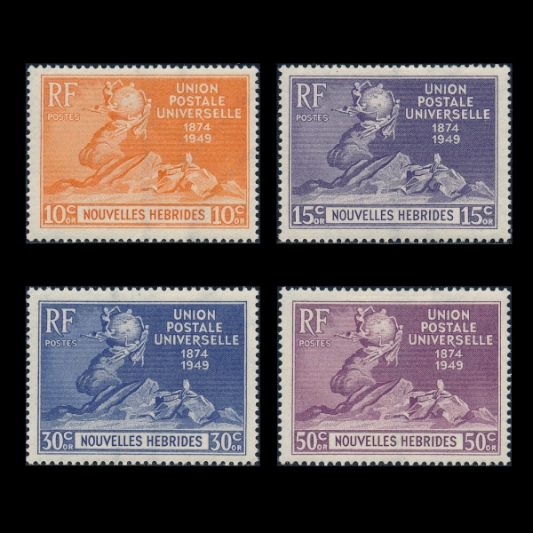NEW HEBRIDES,BRITISH( 긮-)-#62~5(4)-UPU(Ϲ  )-1949.10.10