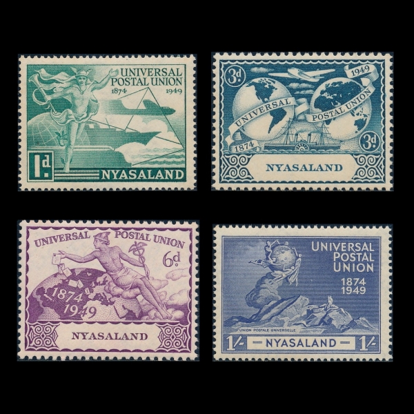 NYASLAND PROTECTORATE(Ͼƻ췣)-#87~90(4)-UPU(Ϲ  )-1949.11.21