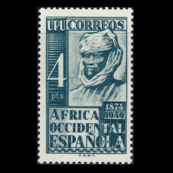 SPANISH WEST AFRICA(η ī)-#1-4p-UPU(Ϲ  )-1949.10