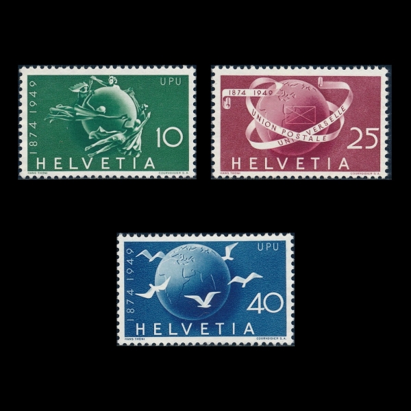 SWITZERLAND()-#322~4(3)-UPU(Ϲ  )-1949.5.16