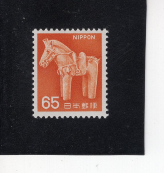 JAPAN(Ϻ)-#918-65y-ANCIENT CLAY HORSE(  )-1967