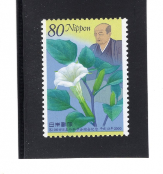 JAPAN(Ϻ)-#2727-80y-SEISHU HANAOKA, PHYSICIAN AND FLOWER(ϳī ̽, )-2000.4.11