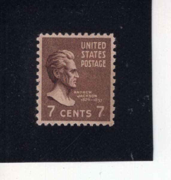 UNITED STATES(̱)-#812-7c-ANDREW JACKSON(ص 轼)-1938