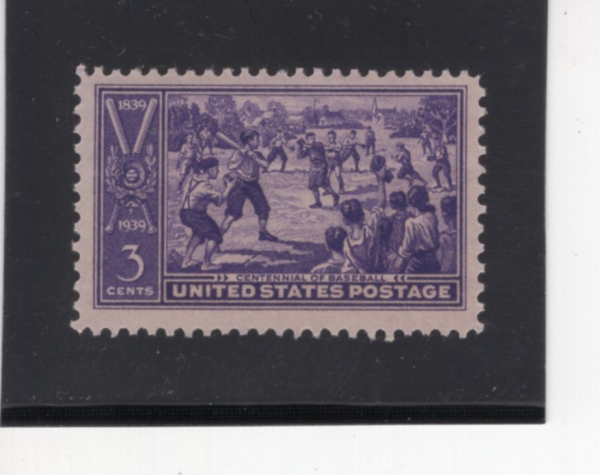 UNITED STATES(̱)-#855-3c-SAND-LOT-BASEBALL GAME( ߱)-1939.6.12
