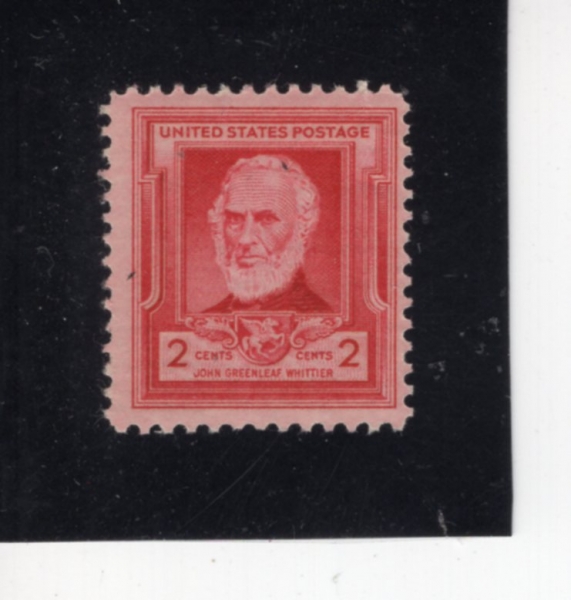 UNITED STATES(̱)-#865-2c-JOHN GREENLEAF WHITTIER( ׸ Ƽ)-1940