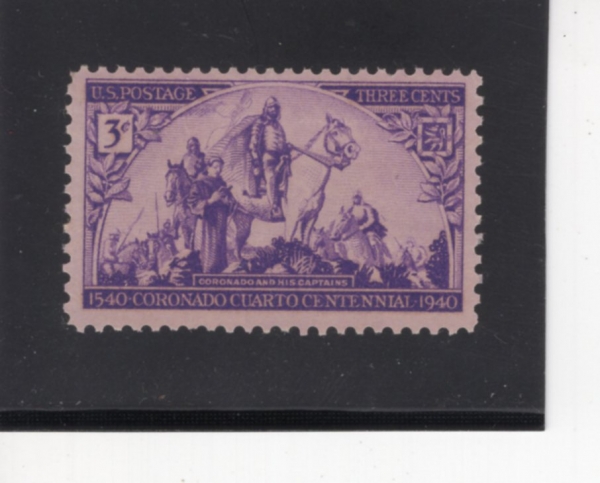 UNITED STATES(̱)-#898-3c-\"CORONADO AND HIS CAPAINS,\" PAINTED BY GERALD CASSIDY( ĳõ, \"ڷγ  \")-1940.9.7