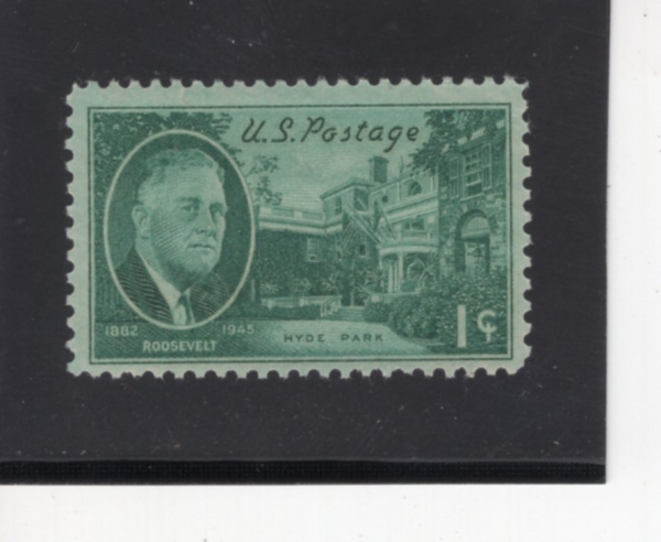 UNITED STATES(̱)-#930-1c-FRANKLIN D. ROOSEVELT AND HYDE PARK HOME(Ŭ  罺Ʈ, ̵ ũ)-1945
