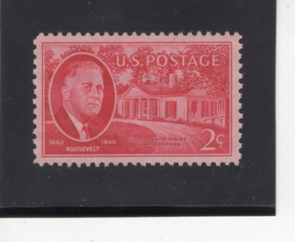 UNITED STATES(̱)-#931-2c-FRANKLIN D. ROOSEVELT AND LITTLE WHITE HOUSE, WARM SPRINGS, GEORGIA(Ŭ  罺Ʈ, Ʋ ȭƮ Ͽ콺)-1945