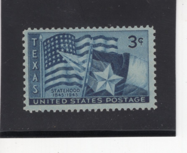UNITED STATES(̱)-#938-3c-U. S. AND TEXAS STATE FLAGS()-1945.12.29