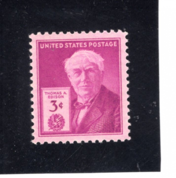 UNITED STATES(̱)-#945-3c-THOMAS A. EDISON, BIRTH CENTENARY(ӽ  ź 100ֳ)-1947.2.11