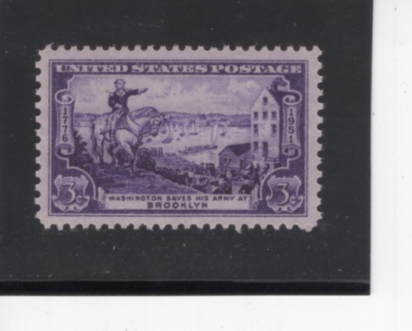 ﻿UNITED STATES(̱)-#1003-3c-GEN. GEORGE WASHINGTON EVACUATING ARMY(  屺 ö)-1951.12.10