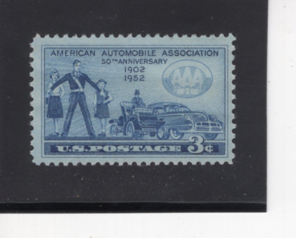 ﻿UNITED STATES(̱)-#1007-3c-SCHOOL GIRLS AND SAFETY PATROLMAN, AUTOMOBILES OF 1902 AND 1952(л,  , 1902 1952 ڵ)-1952.3.4