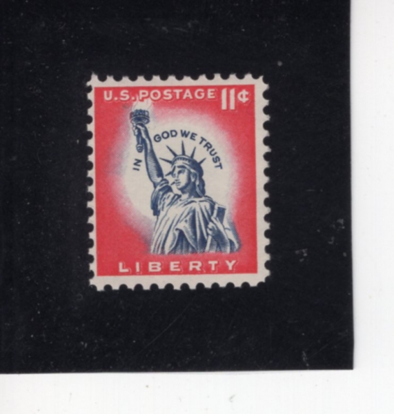UNITED STATES(̱)-#1044A-11c-STATUE OF LIBERTY( Ż)-1961