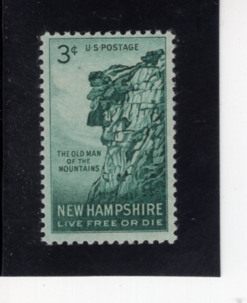 UNITED STATES(̱)-#1068-3c-GREAT STONE FACE( )-1955.5.21