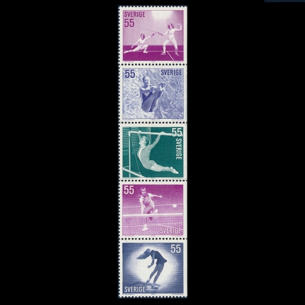 SWEDEN()-#914~8(5)-WOMEN ATHLETES(  )-1972.2.23