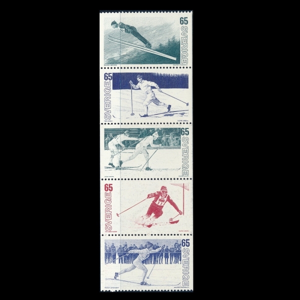 SWEDEN()-#1031~5(5)-SKIING(Ű)-1974.1.23