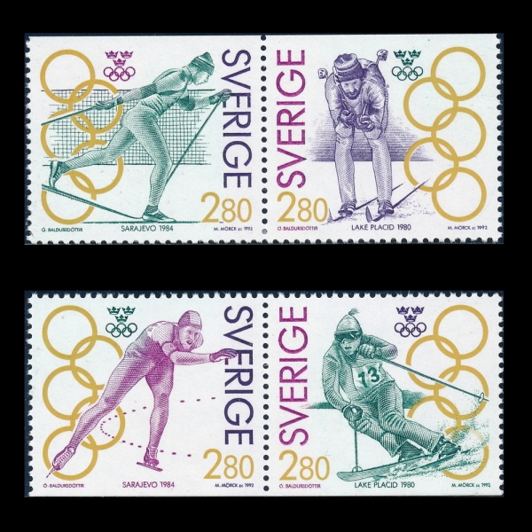 SWEDEN()-#1937~40(4)-OLYMPIC CHAMPIONS OF 1991(3ȸ    ȸ)-1992.1.30