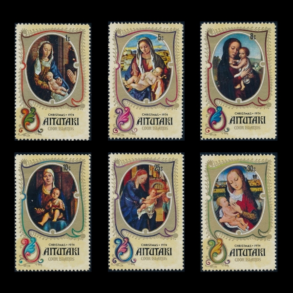 AITUTAKI(������ŸŰ)-#104~9(6��)-CHRISTMAS(ũ��������)-1974.10.11��