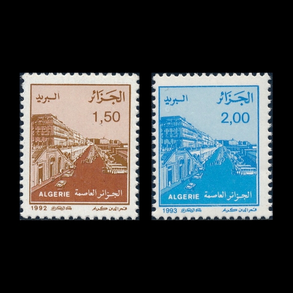 ALGERIA()-#775~6(2)-STREET SCENE IN ALGIERS(  )-1985