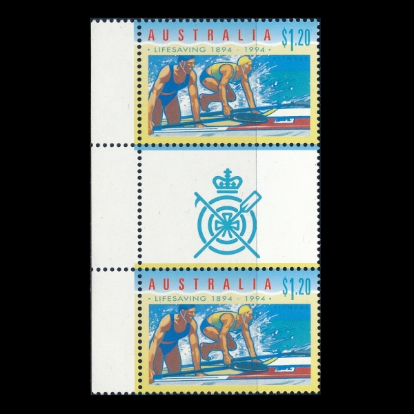 AUSTRALIA(Ʈϸ)-PAIR-#1364-$1.20-ROYAL LIFE SAVING SOCIETY, CENT AND FITNESS(ո   ȸ, ƮϽ)-1994.1.20