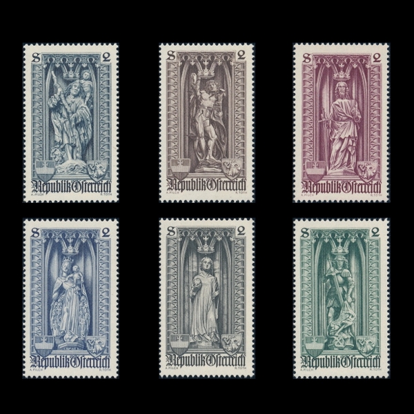 AUSTRIA(Ʈ)-#830~5(6)-500TH ANNIV. OF DIOCESE OF VIENNA(  500ֳ)-1969.1.28