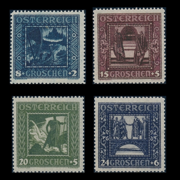 AUSTRIA(Ʈ)-#B72~5(4)-NIBELUNGEN(Ϻ)-1926.3.8