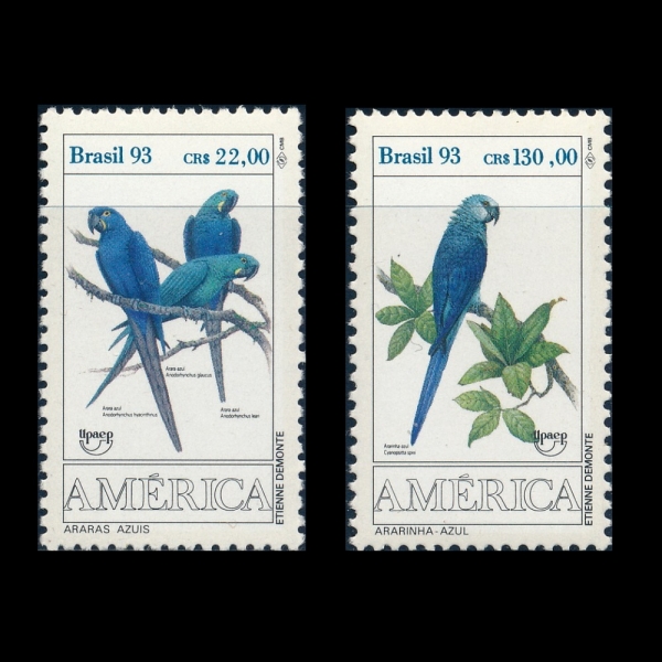 BRAZIL(�����)-#2423~4(2��)-ENDANGERED BIRDS(���� ���� ����)-1993.10.13��