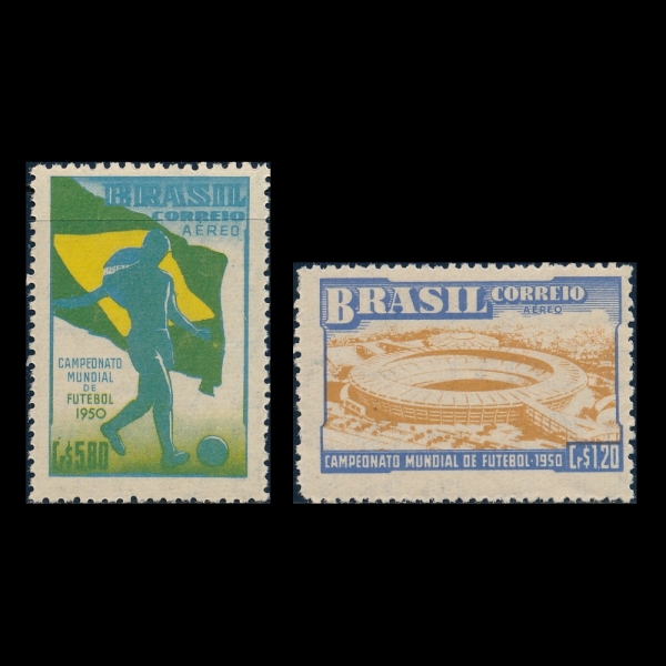 BRAZIL(�����)-#C78~9(2��)-4TH WORLD SOCCER CHAMPIONSHIP, RIO(FIFA ������)-1950.6.24��
