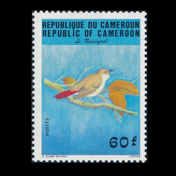 CAMEROUN(ī�޷�)-#763-60fr-NIGHTINGALE(�����ð���)-1984.10.10��