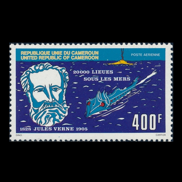 CAMEROUN(ī�޷�)-#C276-400fr-JULES VERNE(�� ���긮�� ����)-1978.10.10��