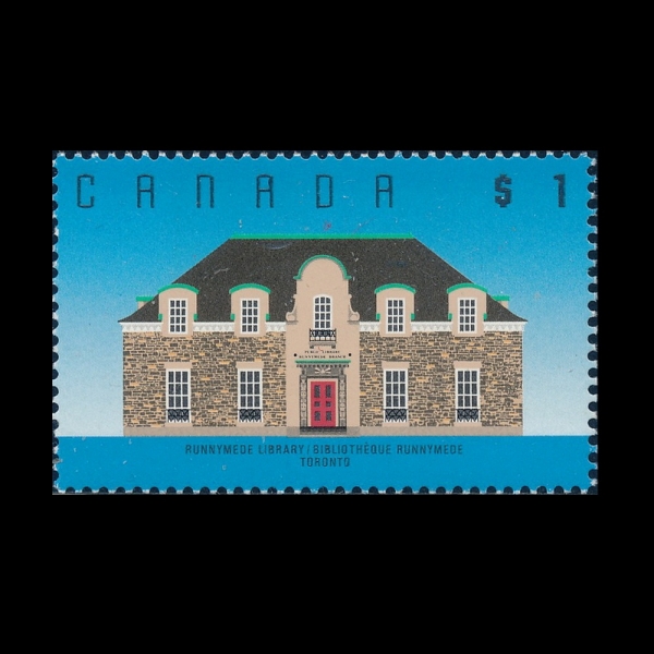 CANADA(ĳ����)-#1181-$1-RUNNY-MEDS LIBRARY, TORONTO(���Ϲ̵� ������)-1989.5.5��