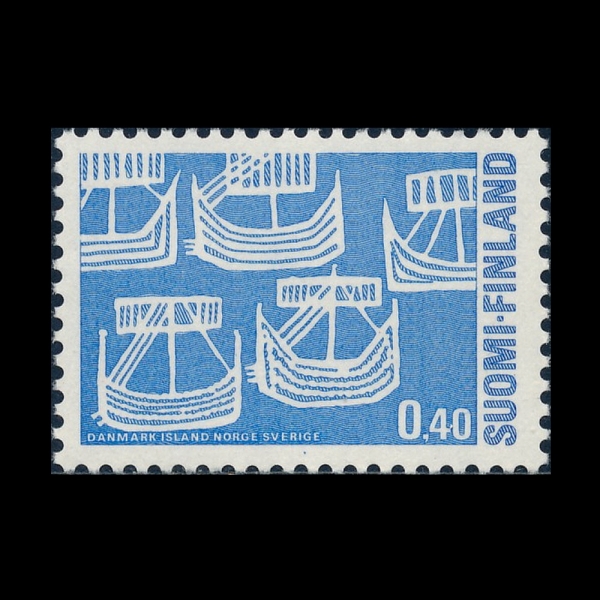 FINLAND(�ɶ���)-#481-40p-FIVE ANCIENT SHIPS(�ټ� ô�� ���� ����)-1969.2.28��