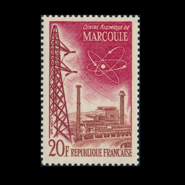 FRANCE(������)-#921-20fr-MARCOULE ATOMIC CENTER(������ ���ڷ� �ü�)-1959.5.23��