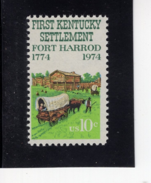 UNITED STATES(�̱�)-#1542-10c-FORT HARROD(�õ� ��Ʈ �طε� �ָ�����)-1974.6.15��