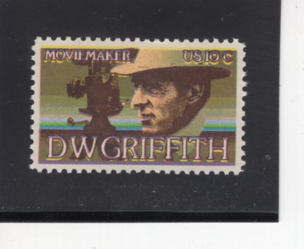 UNITED STATES(�̱�)-#1555-10c-D. W. GRIFITH & PROJECTOR(���̺�� ��ũ �׸��ǽ�, ��������)-1975��