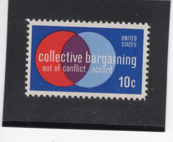 UNITED STATES(�̱�)-#1558-10c-\"LABOR AND MANAGEMENT\"(�뵿�� �濵)-1975.3.13��