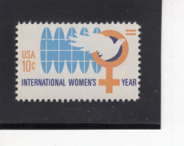 UNITED STATES(�̱�)-#1571-10c-WORLDWIDE EQUALITY FOR WOMEN(���� ����� �� ���� ���� ��ȭ ���α׷�)-1975.8.26��