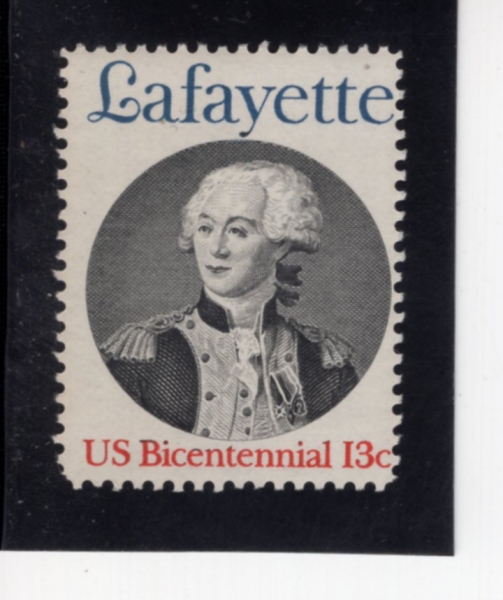 UNITED STATES(�̱�)-#1716-13c-MARQUIS DE LAFAYETTE(���Ŀ�Ʈ)-1977.6.13��