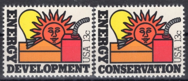 UNITED STATES(�̱�)-#1723~4(2��)-ENERGE CONSERVATION AND DEVELOPMENT(������ ������ ����)-1977.10.20��