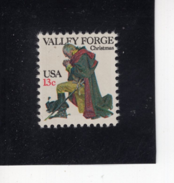 UNITED STATES(�̱�)-#1729-13c-WASHINGTON AT VALLEY FORGE(���� ������, �븮 ����)-1977.10.21��