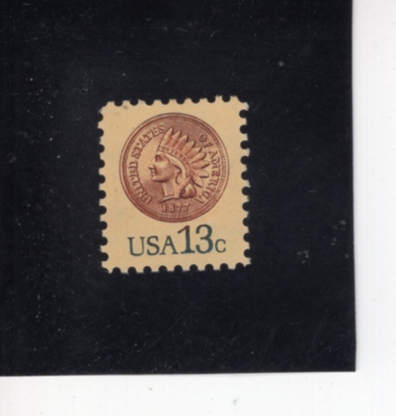 UNITED STATES(�̱�)-#1734-13c-INDIAN HEAD PENNY, 1877(1877�� �ε�� ��� ���)-1978��
