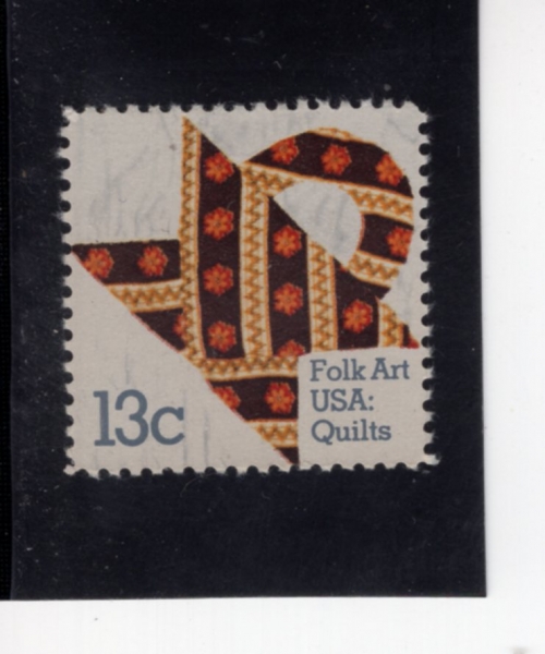 UNITED STATES(�̱�)-#1745-13c-AMERICAN FOLK ART AND QUILTS BASKET DESIGN(���� �ٱ��� ��Ʈ ������)-1978.3.8��