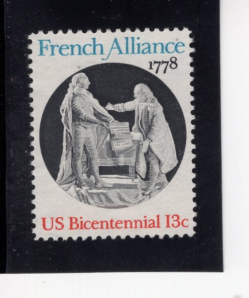UNITED STATES(�̱�)-#1753-13c-LOUIS XVI AND FRANKLIN PORCELAIN SCULPTURE BY C. G. SAUVAGE(�߻� ���, ���� 16��, ���ڹ� ����Ŭ��)-1978.5.4��
