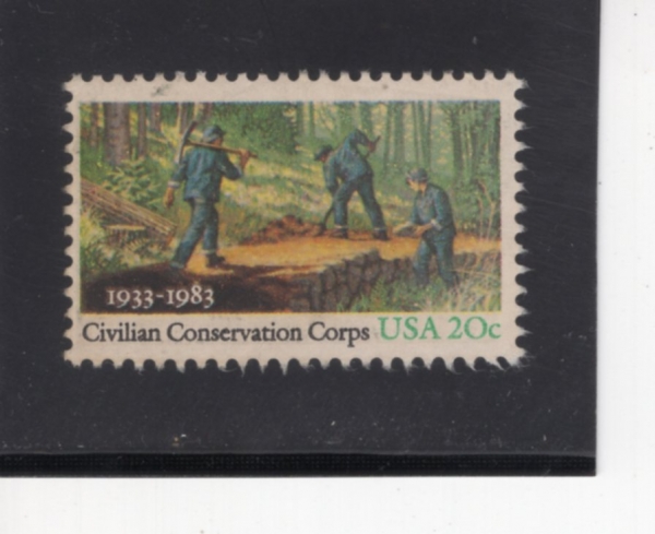 UNITED STATES(�̱�)-#2037-20c-CIVILIAN CONSERVATION CORPS., 50TH ANNIV.(�ù� ������)-1983.4.5��