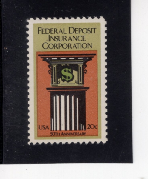 UNITED STATES(�̱�)-#2071-20c-FEDERAL DEPOSIT INSURANCE COPS., 50TH ANNIV.(���濹�ݺ������)-1984.1.12��