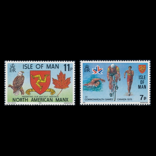 ISLE OF MAN(�Ǽ�)-#139~40(2��)-11TH COMMONWEALTH GAMES, EDMONTON(��11ȸ Ŀ������ ����)-1978.6.10��