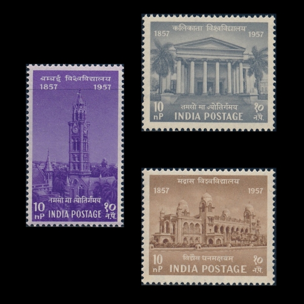 INDIA(�ε�)-#295~7(3��)-UNIVERSITY CENTENARIES(���� ���� 100�ֳ�)-1957.12.31��