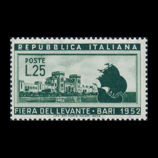 ITALIA(��Ż����)-#608-25 I-FAIR ENTRANCE AND TARTAN(�ڶ�ȸ)-1952.9.6��