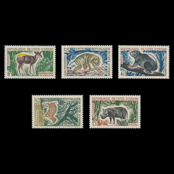 IVORY COAST(��Ʈ��ξƸ�)-#A24(5��)-FAUNA(������)-1963~64��